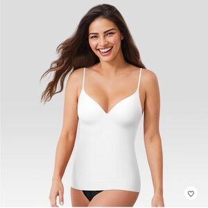 Maidenform Women's👩🏻Firm Control Tummy Shaping Wireless Foam Cami Sz S